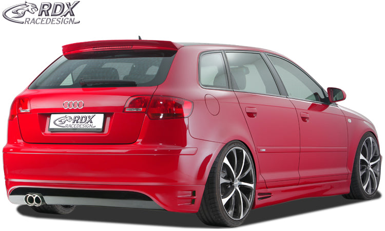 RDX Rear Bumper Extension for AUDI A3 Sportback -2008 "SingleFrame