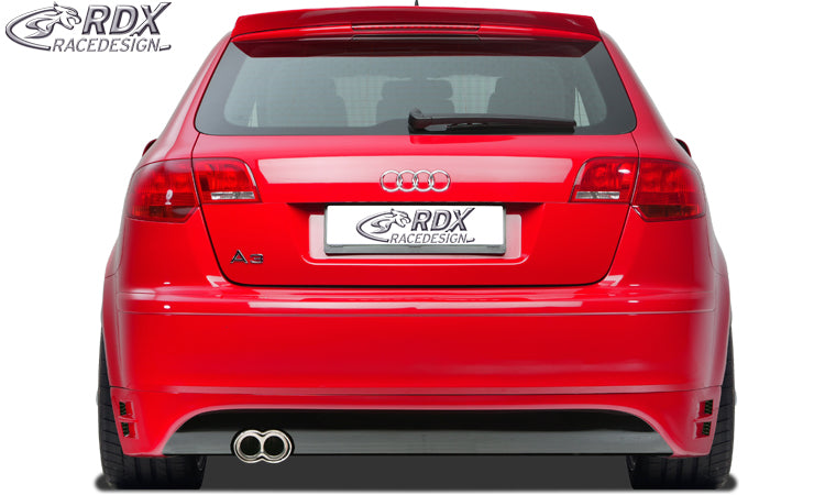 RDX Rear Bumper Extension for AUDI A3 Sportback -2008 "SingleFrame