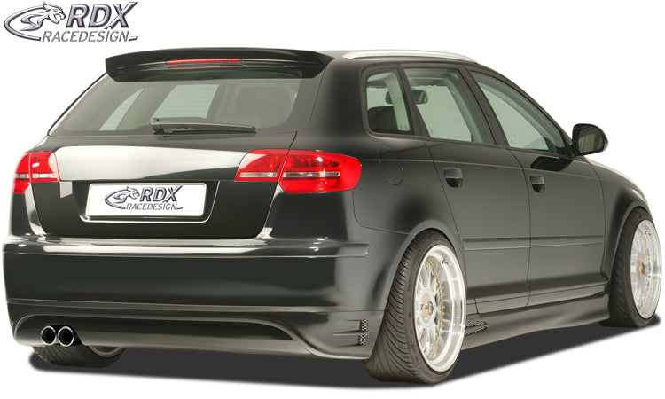 RDX Rear Bumper Extension for AUDI A3 Sportback -2008 "SingleFrame
