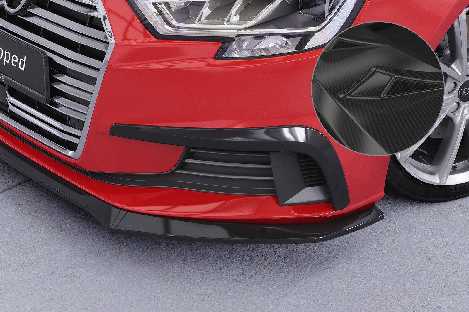 Audi A3 (8V) Facelift Carbon Look Air Intake Set AI034