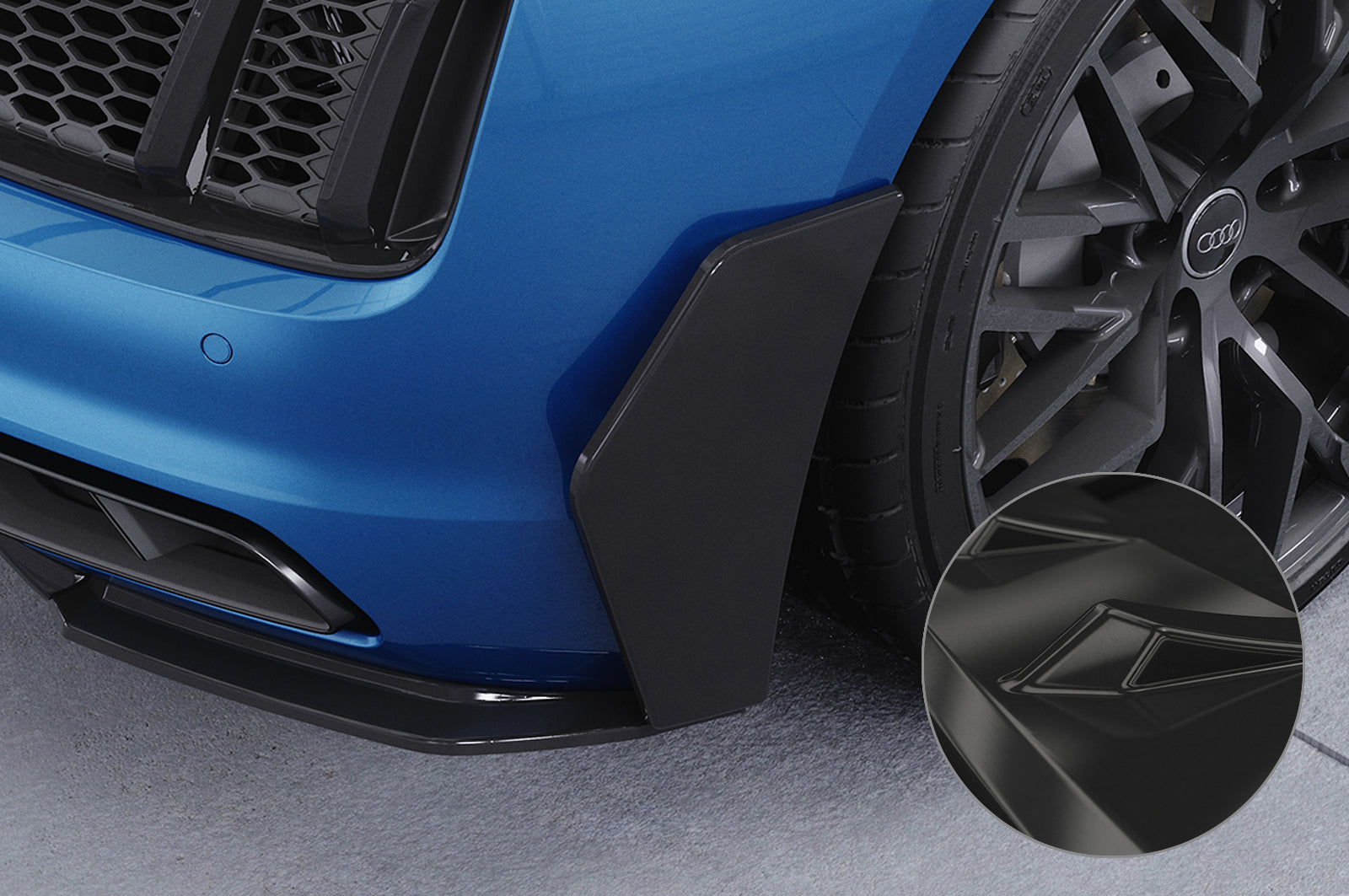 Audi R8 4S Facelift Rear Side Blade Set BL001