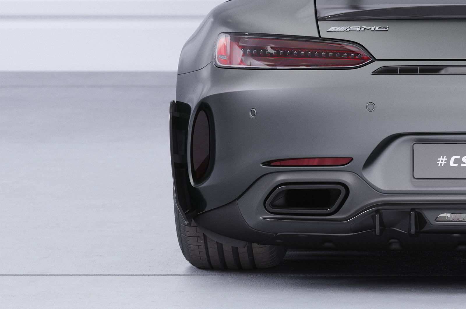 Mercedes-AMG GT C190 Rear Side Blade Set BL003