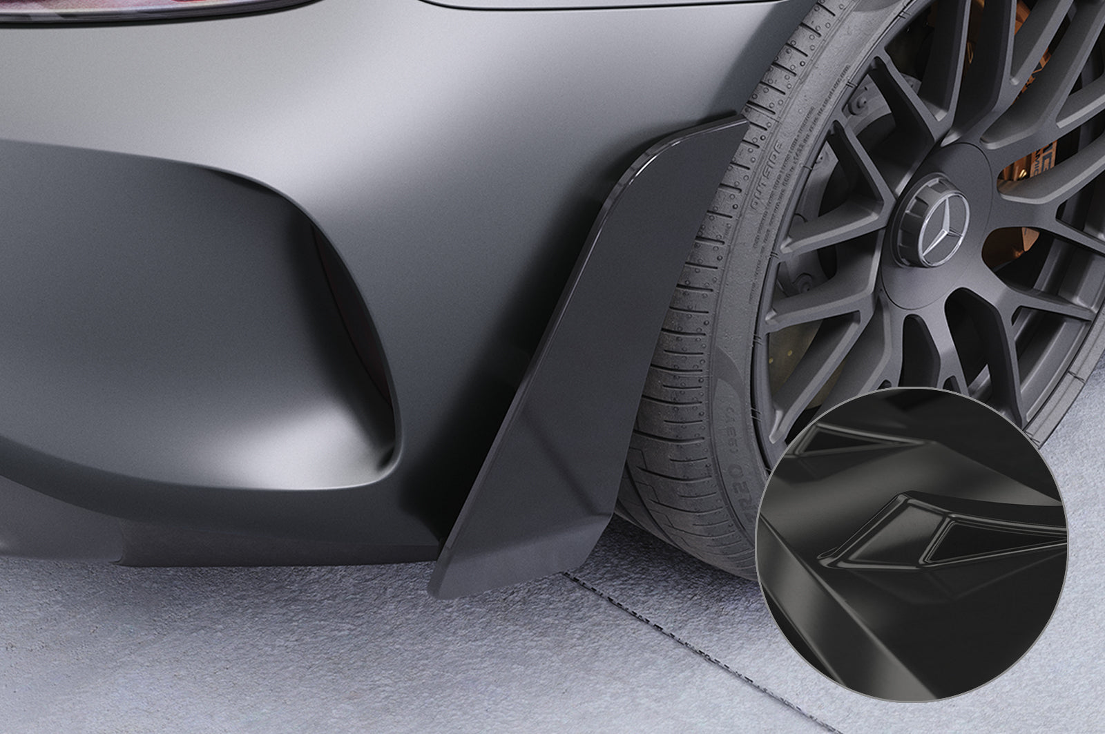 Mercedes-AMG GT C190 Rear Side Blade Set BL003