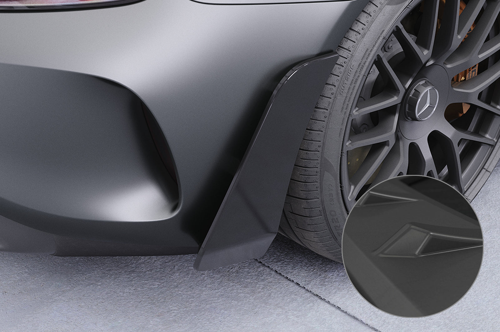 Mercedes-AMG GT C190 Rear Side Blade Set BL003