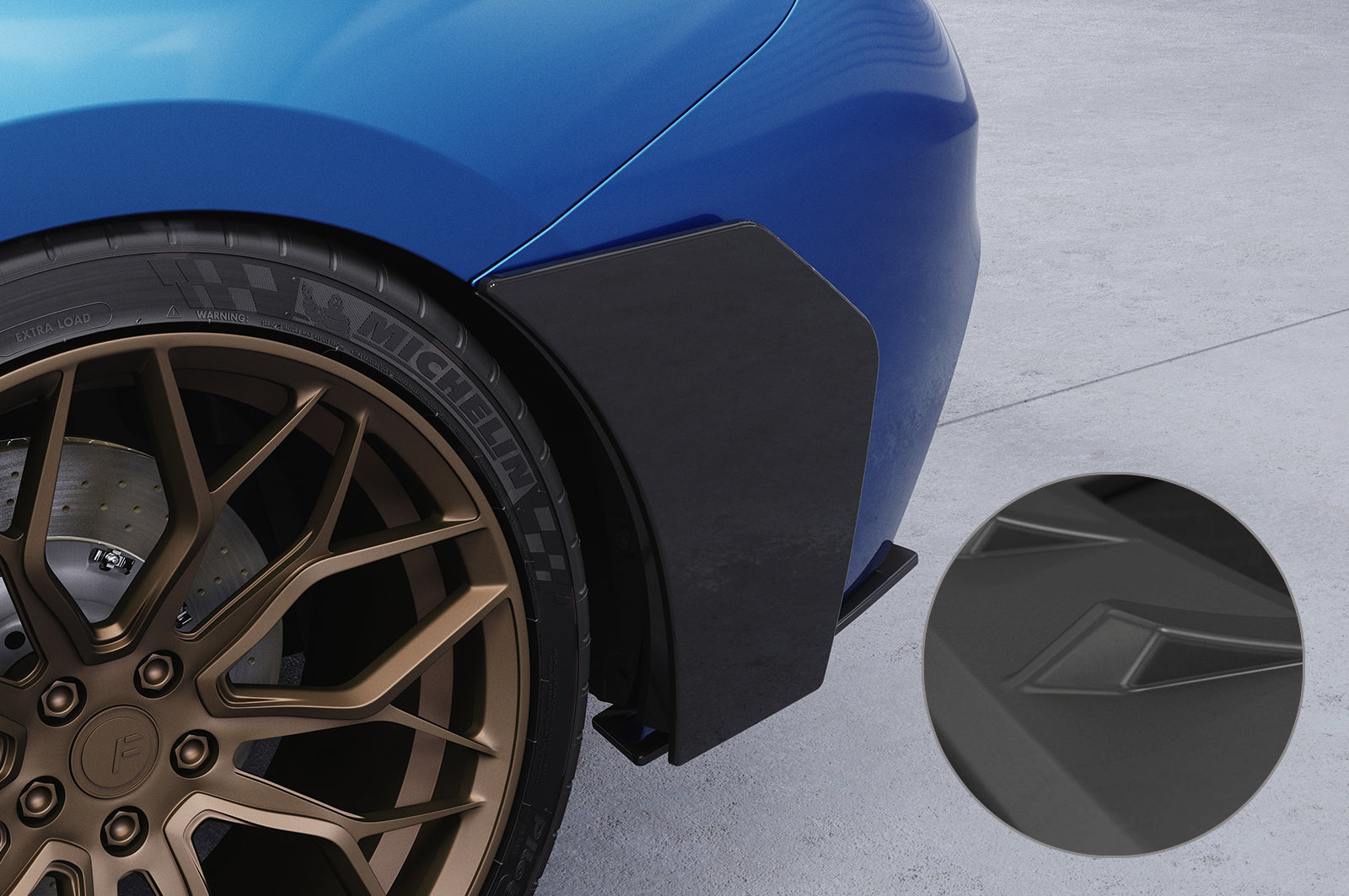 BMW 2 F22/F23 M Sport Rear Side Blade Set BL004
