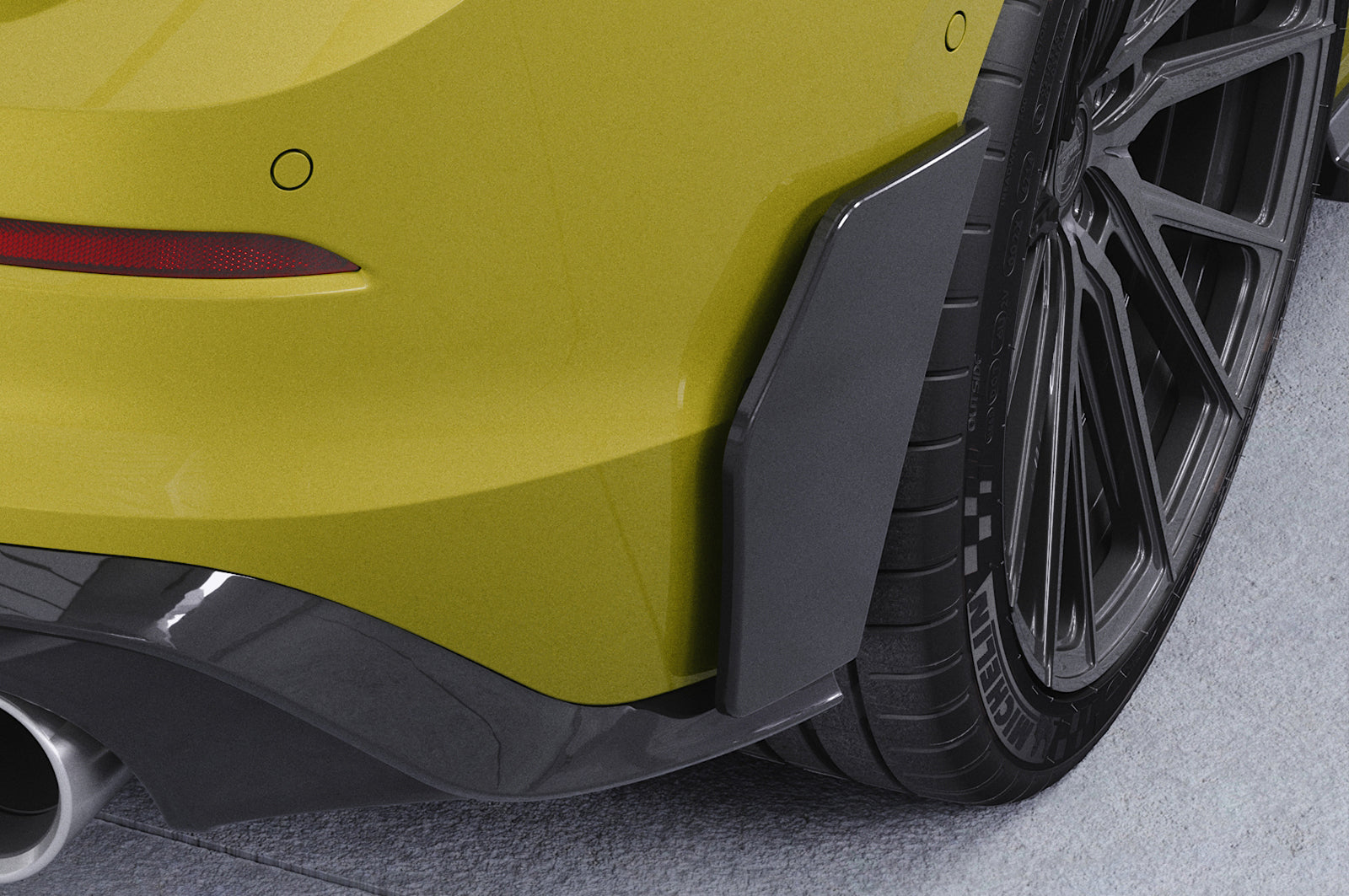 VW Golf 8 GTI / GTD / GTE / R-Line Rear Side Blade Set BL011