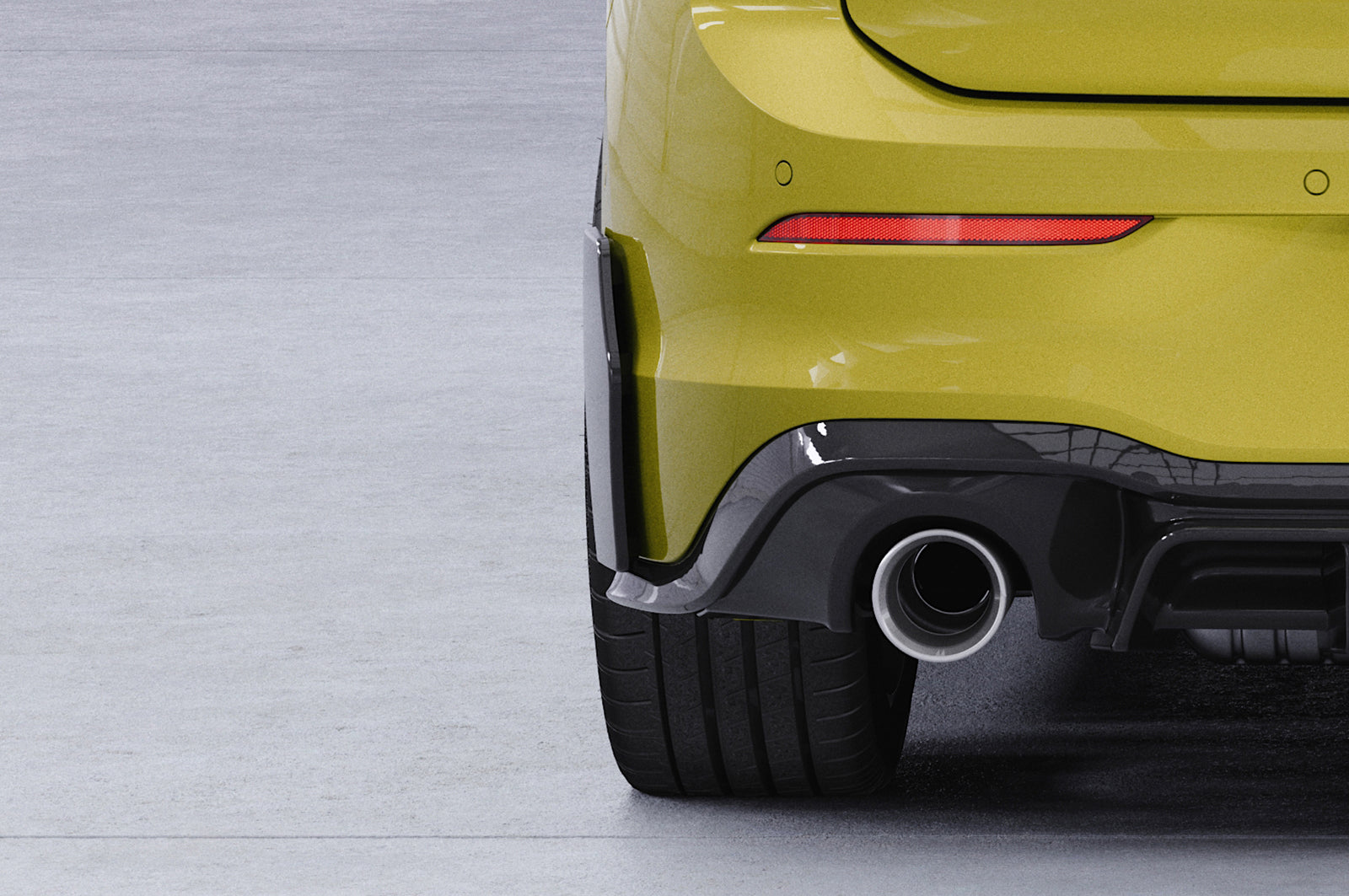 VW Golf 8 GTI / GTD / GTE / R-Line Rear Side Blade Set BL011