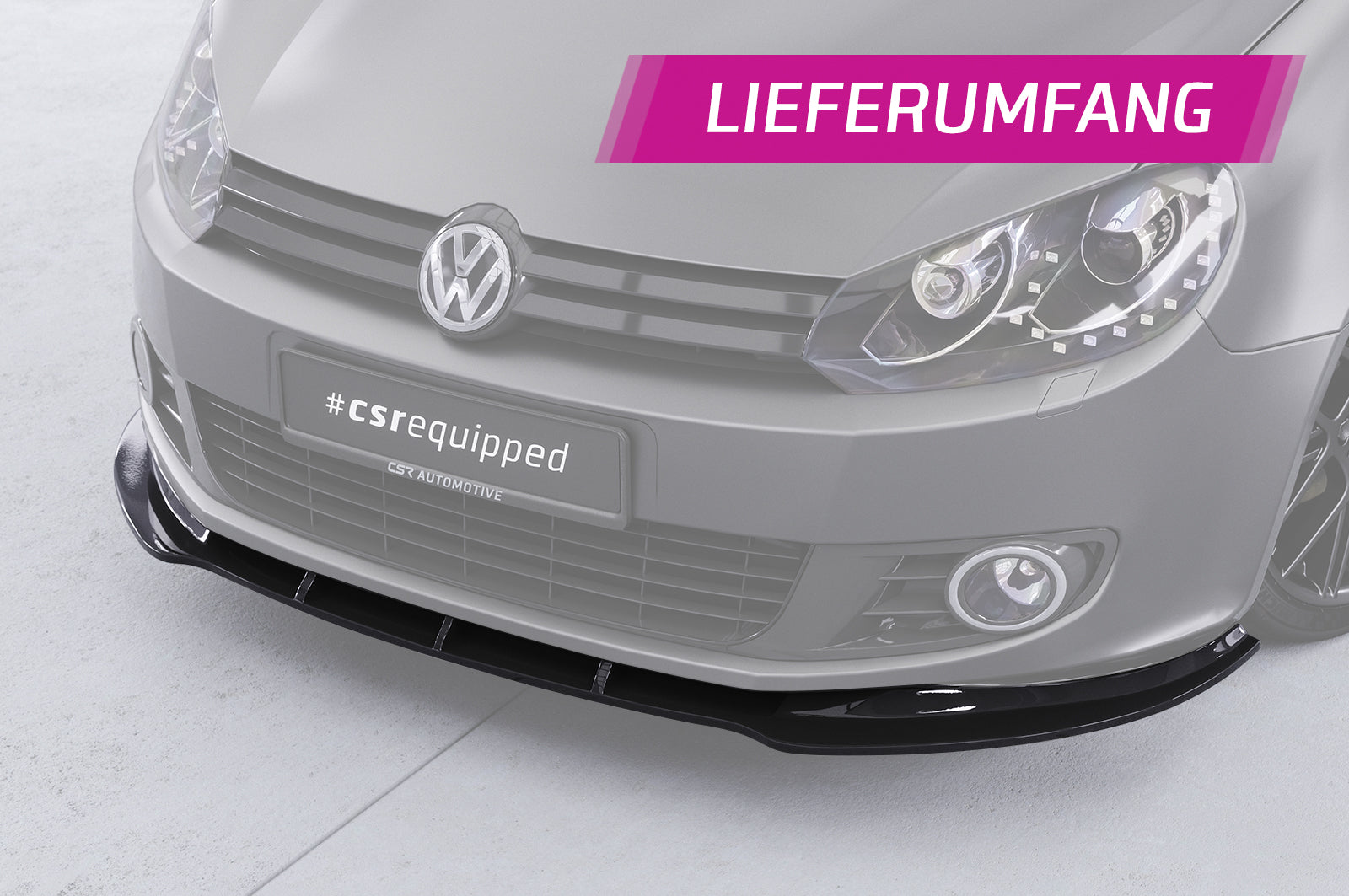 VW Golf 6 Front Splitter CSL035-G