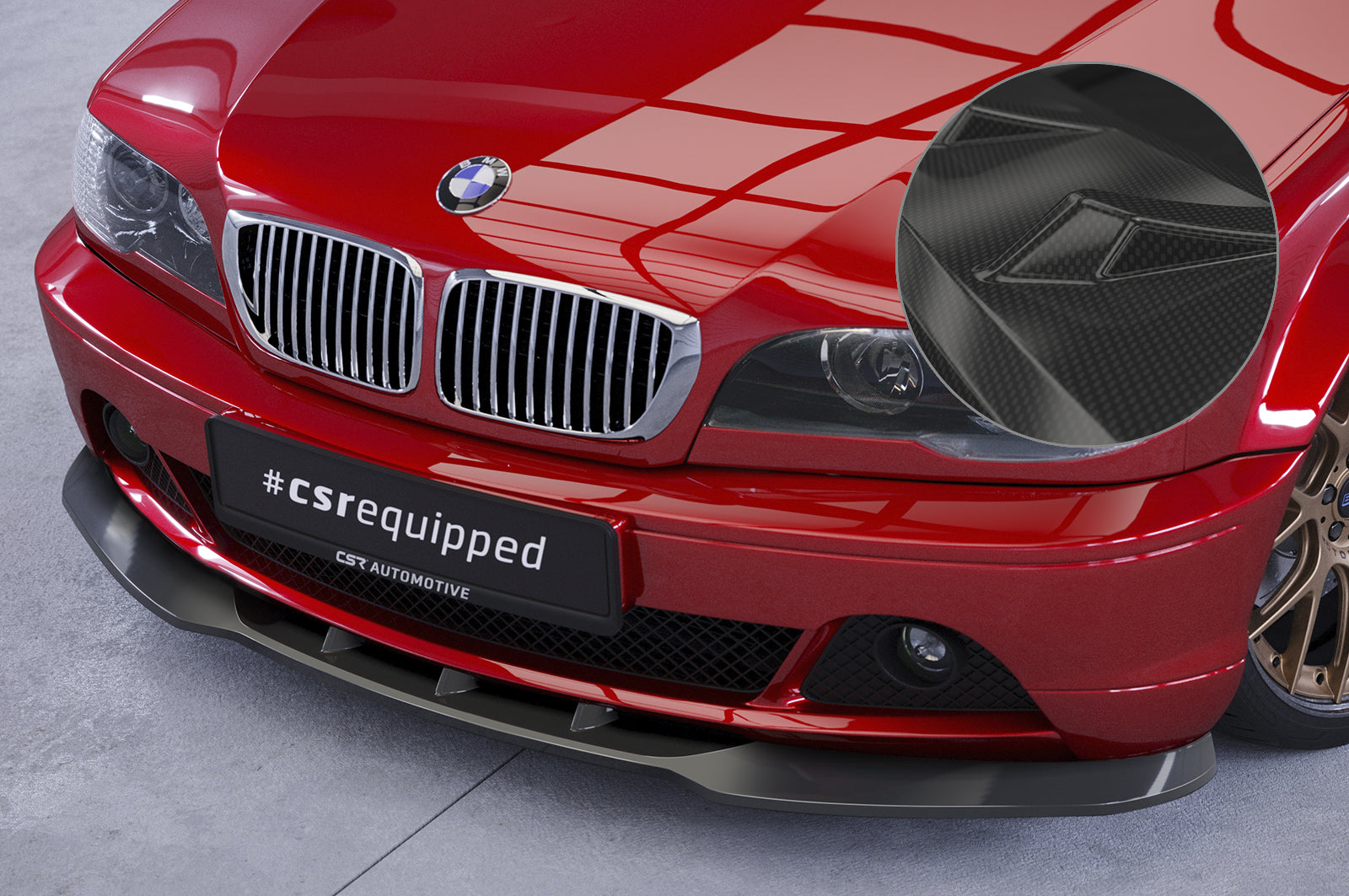 BMW 3 E46 Front Splitter CSL073-G