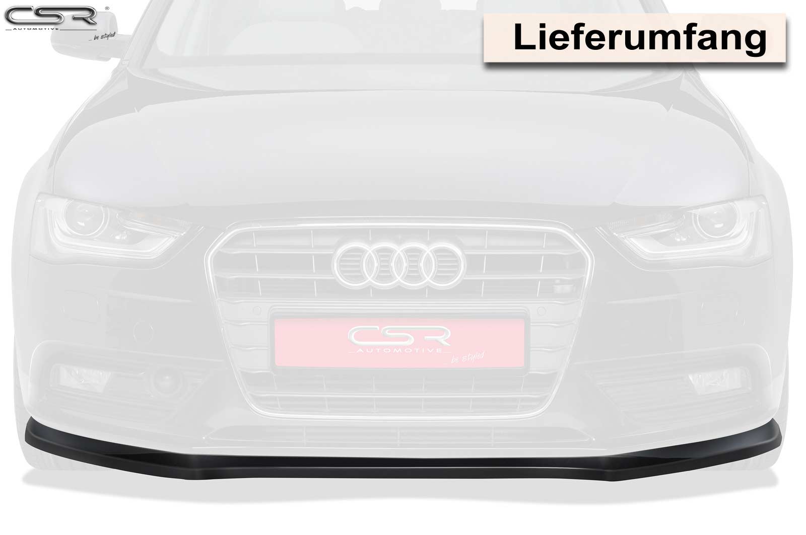Audi A4 B8 Front Splitter CSL176-G