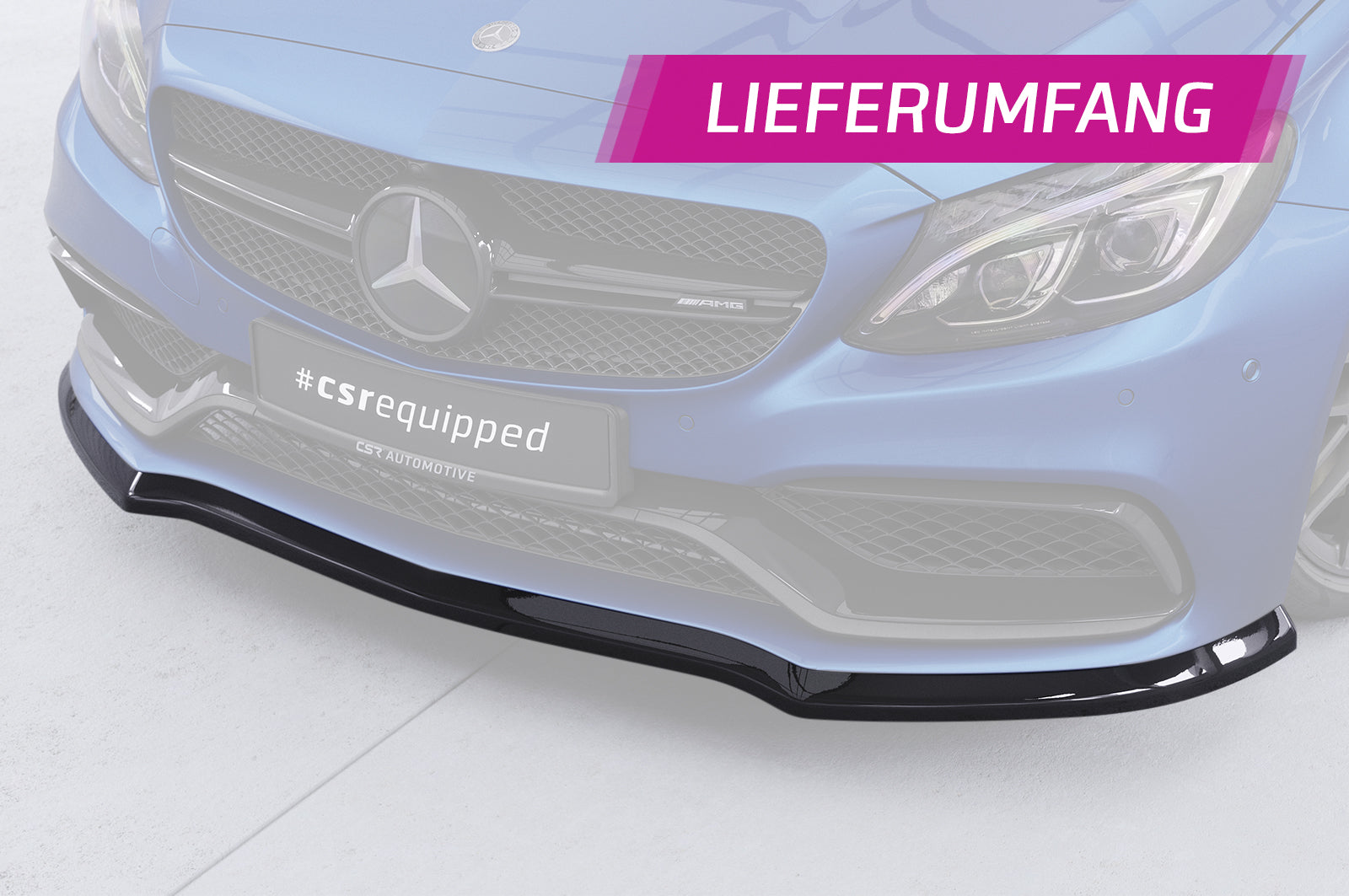 Mercedes-Benz C 205/C63S AMG Front Splitter CSL201-G