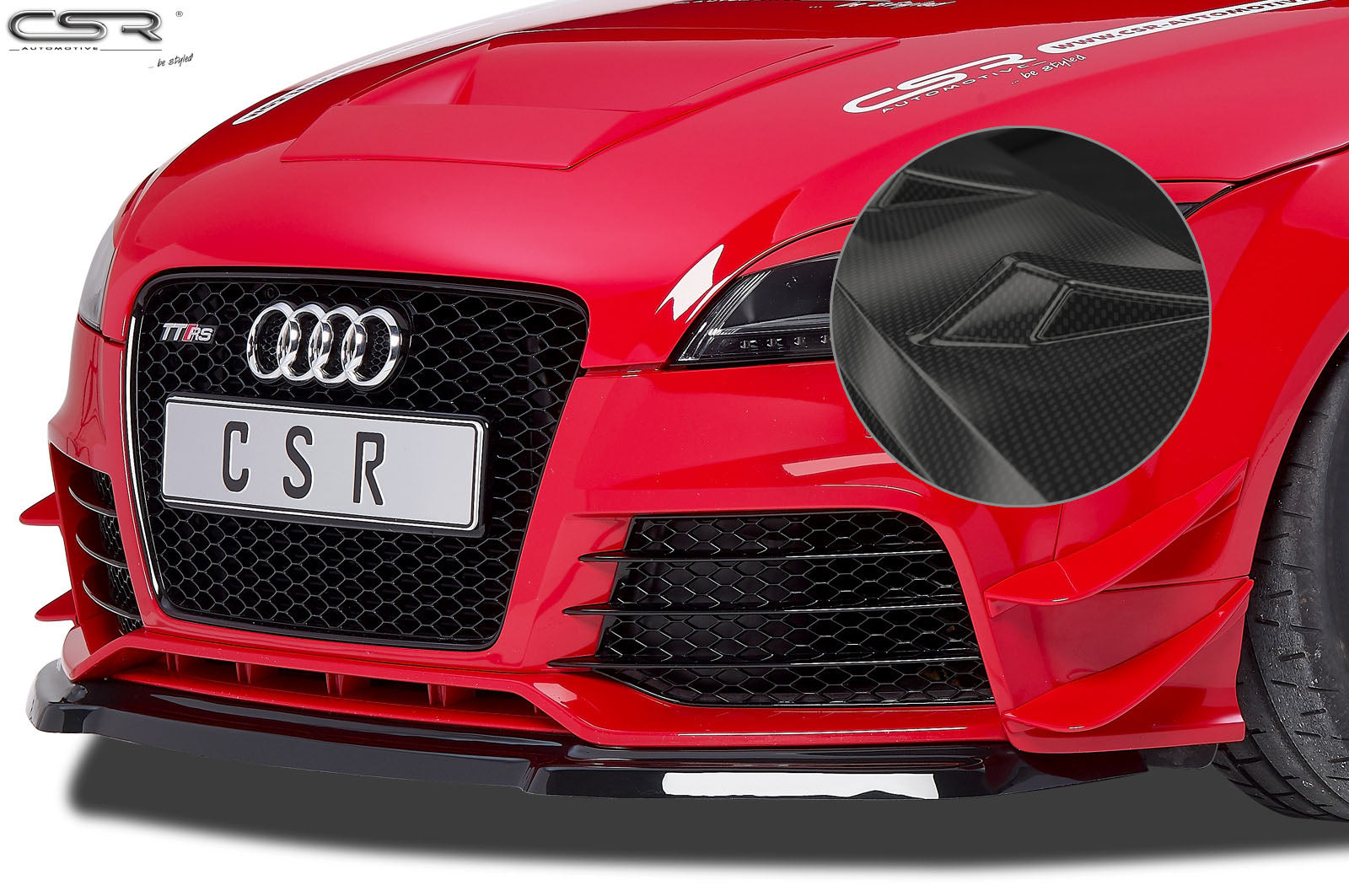 Audi TT RS 8J Front Splitter CSL226-G