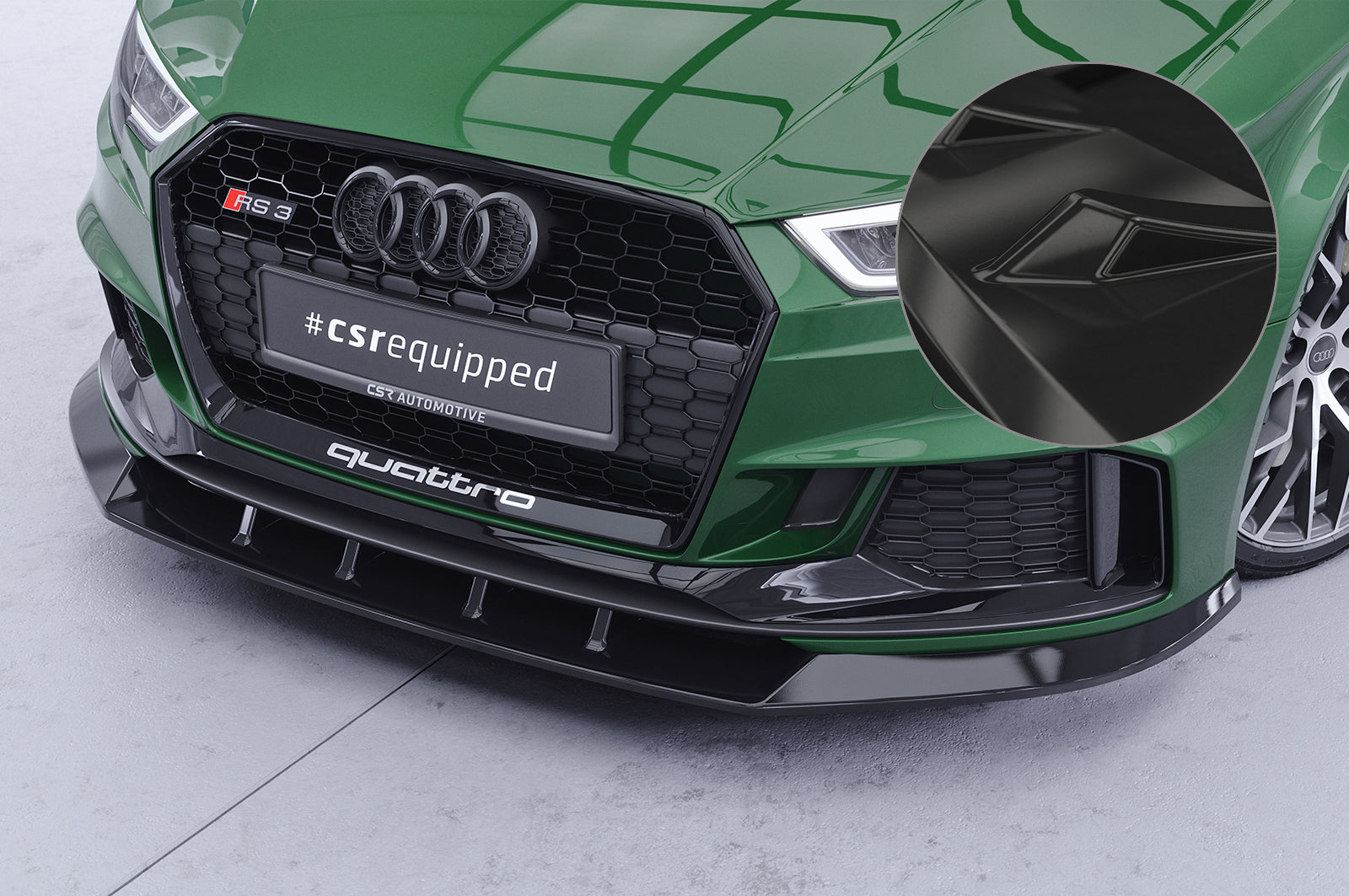 Audi RS3 8V Front Splitter CSL322-G