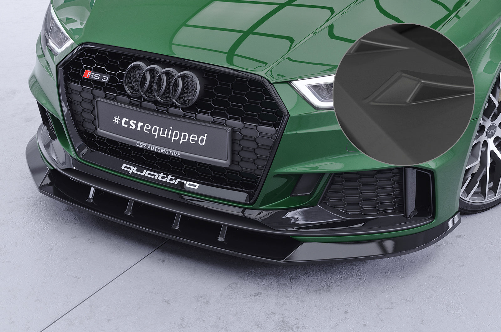 Audi RS3 8V Front Splitter CSL322-G