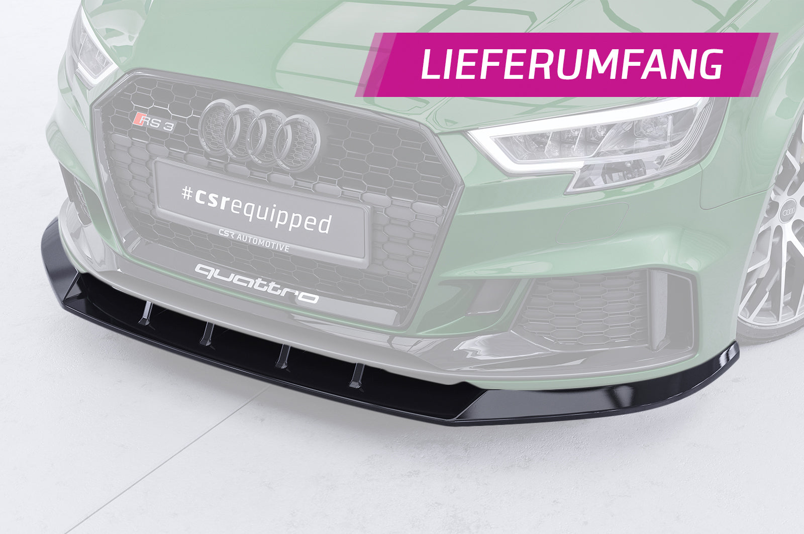 Audi RS3 8V Front Splitter CSL322-G