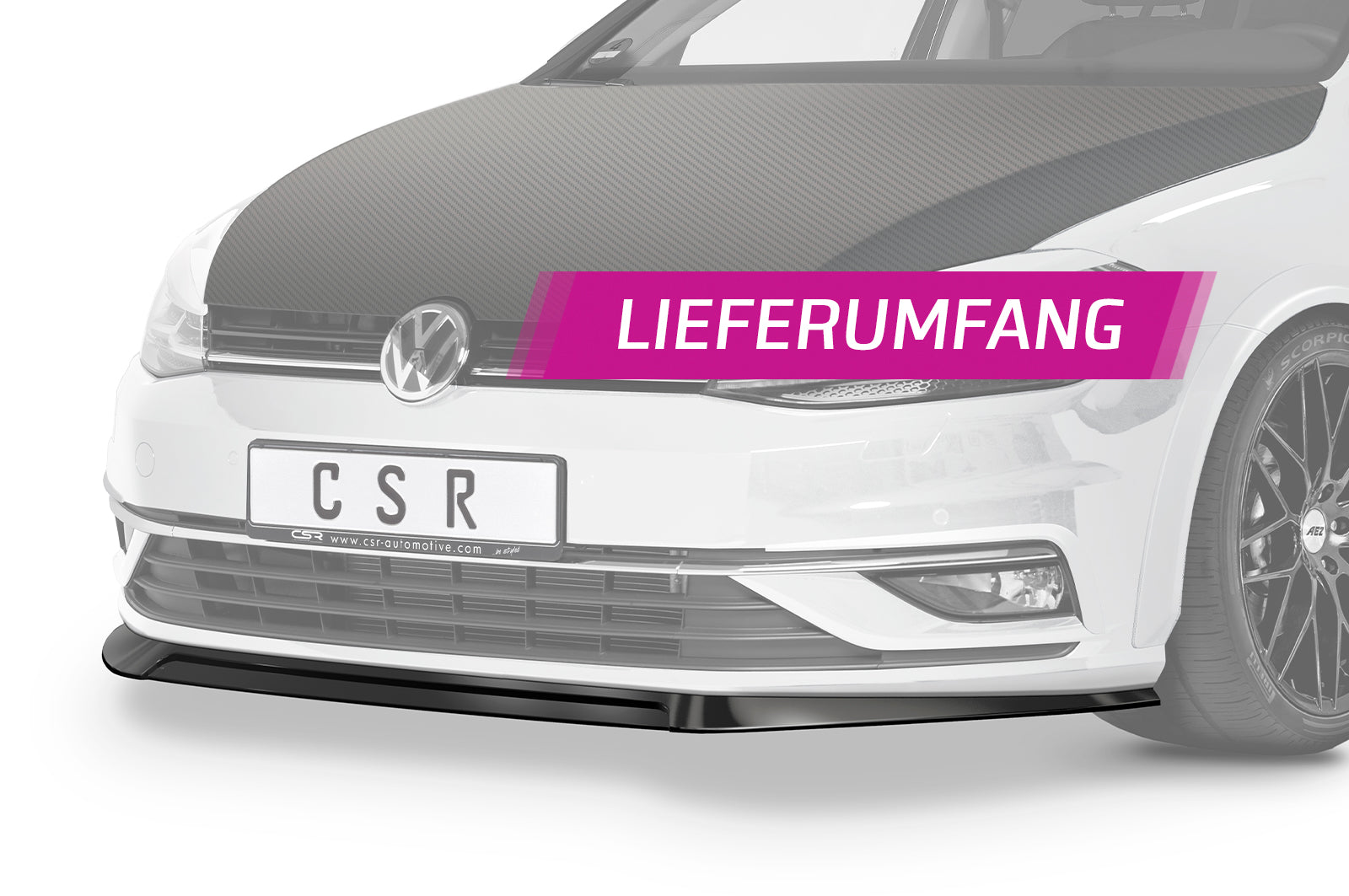 VW Golf 7 Front Splitter CSL324-G