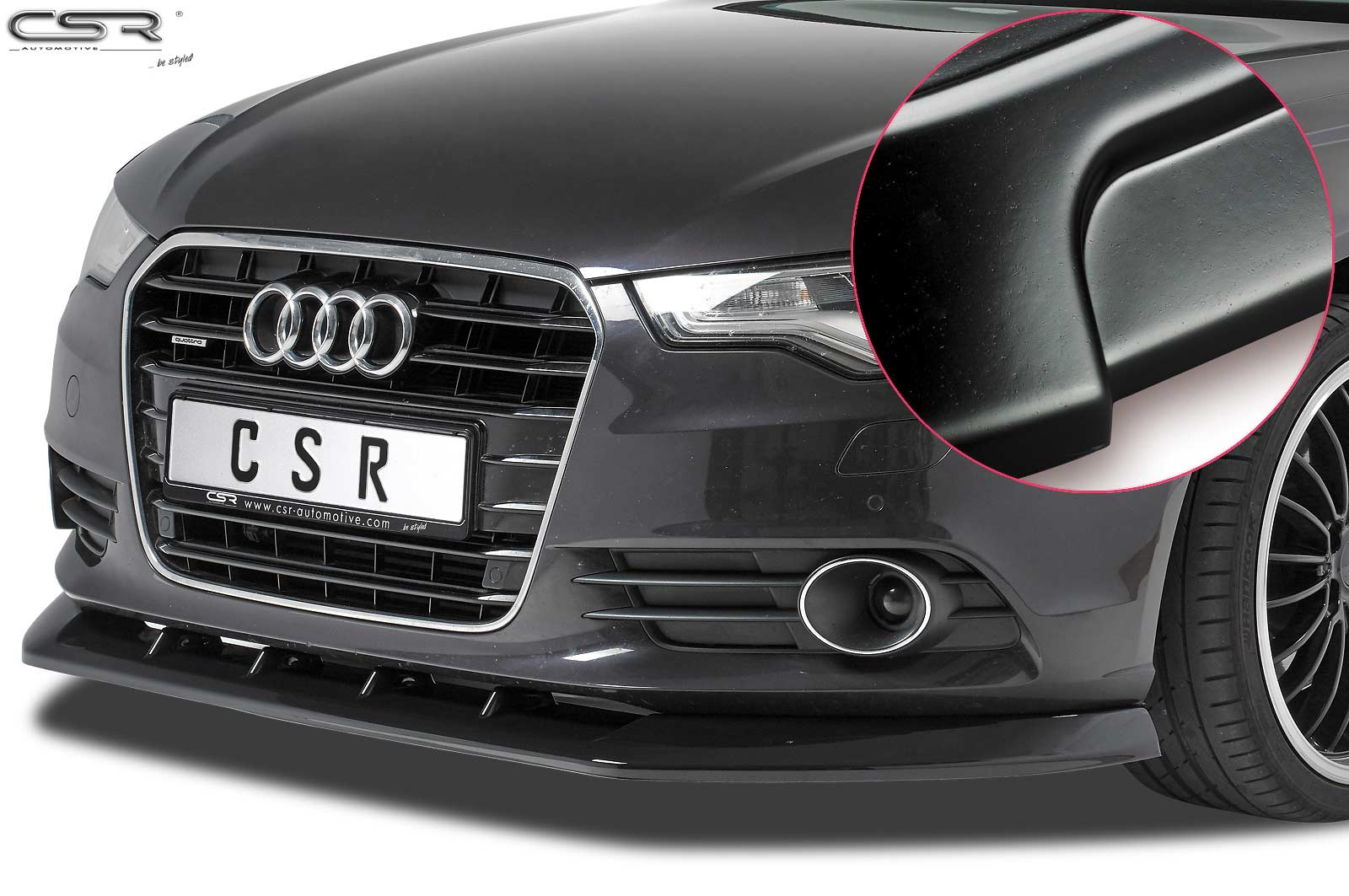 Audi A6 C7 Front Splitter CSL325-G