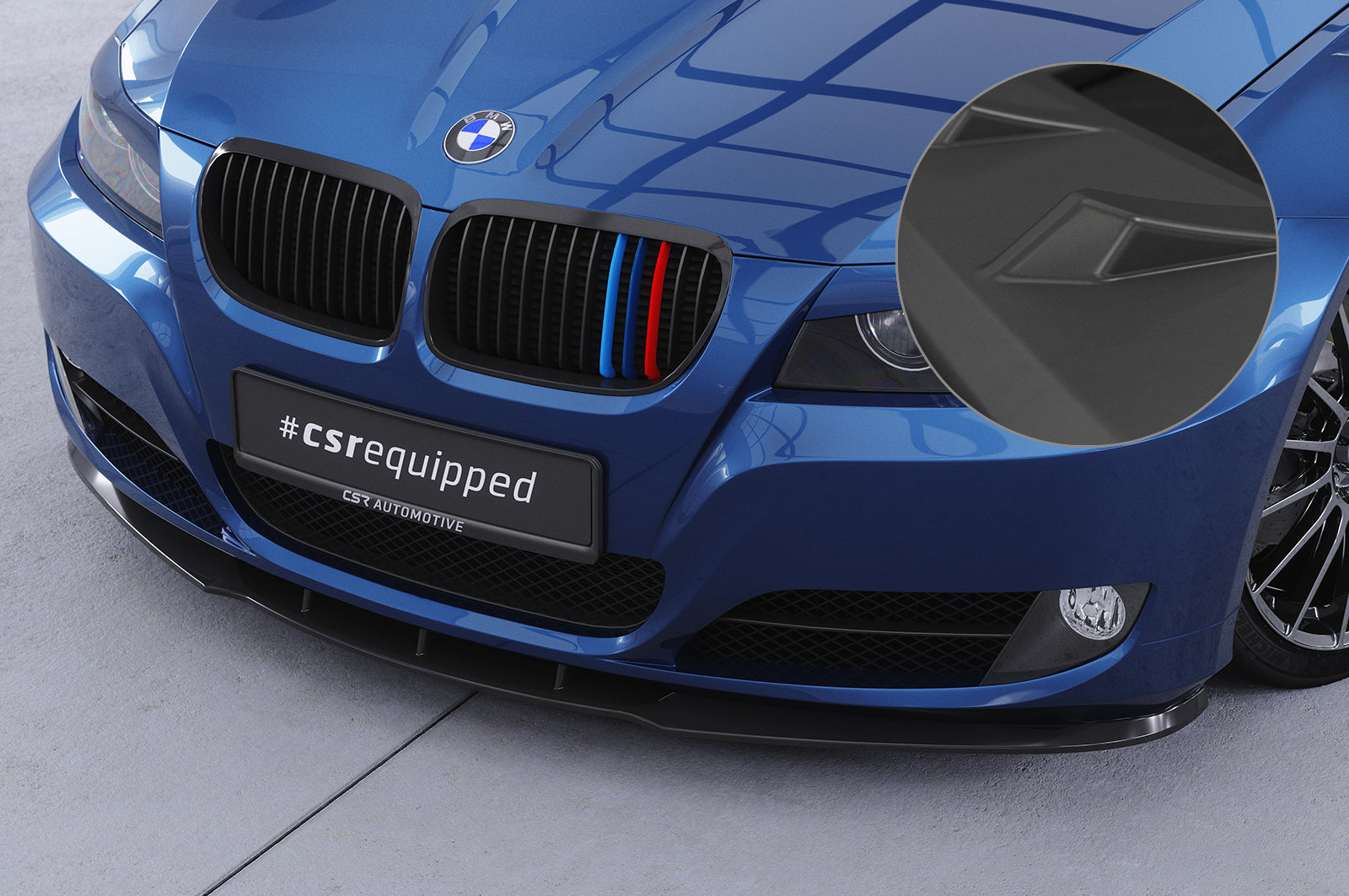 BMW 3 E90/E91 LCI Front Splitter CSL327-G