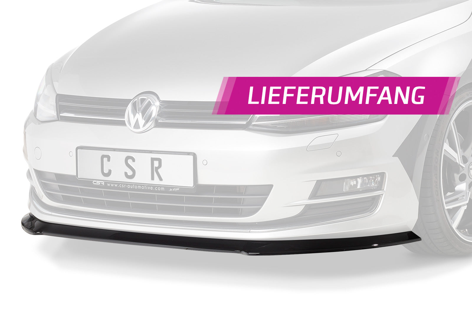 VW Golf 7 Front Splitter CSL330-G