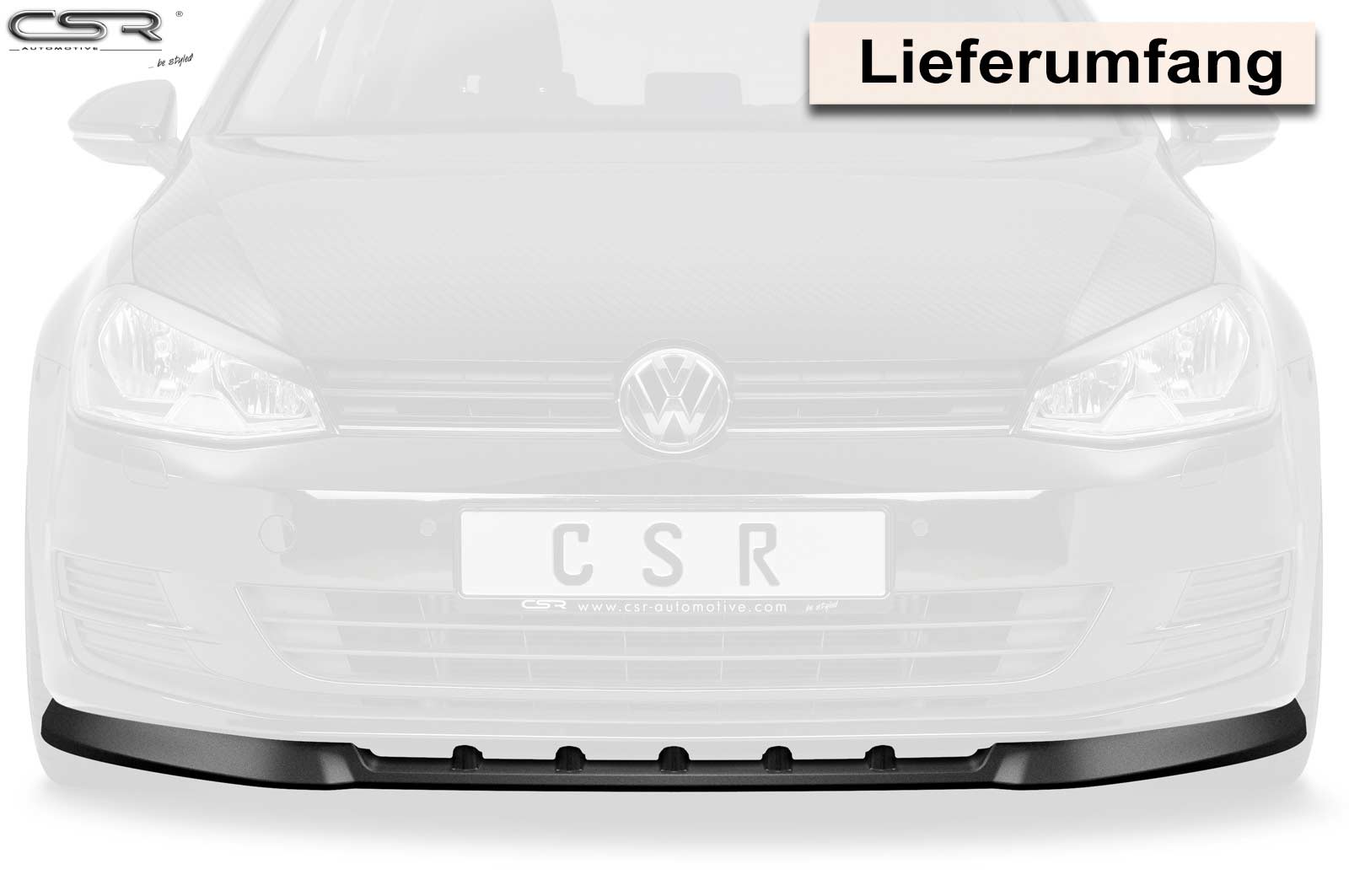 VW Golf 7 Front Splitter CSL332-G