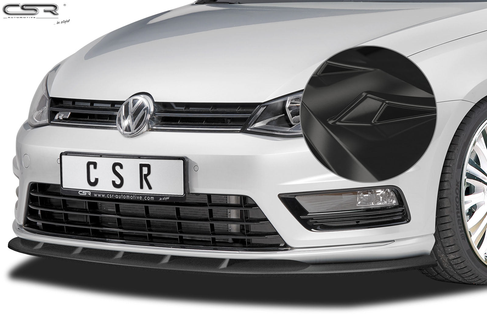 VW Golf 7 R-Line Front Splitter CSL333-G