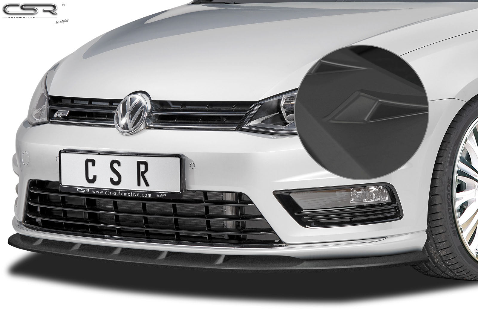 VW Golf 7 R-Line Front Splitter CSL333-G