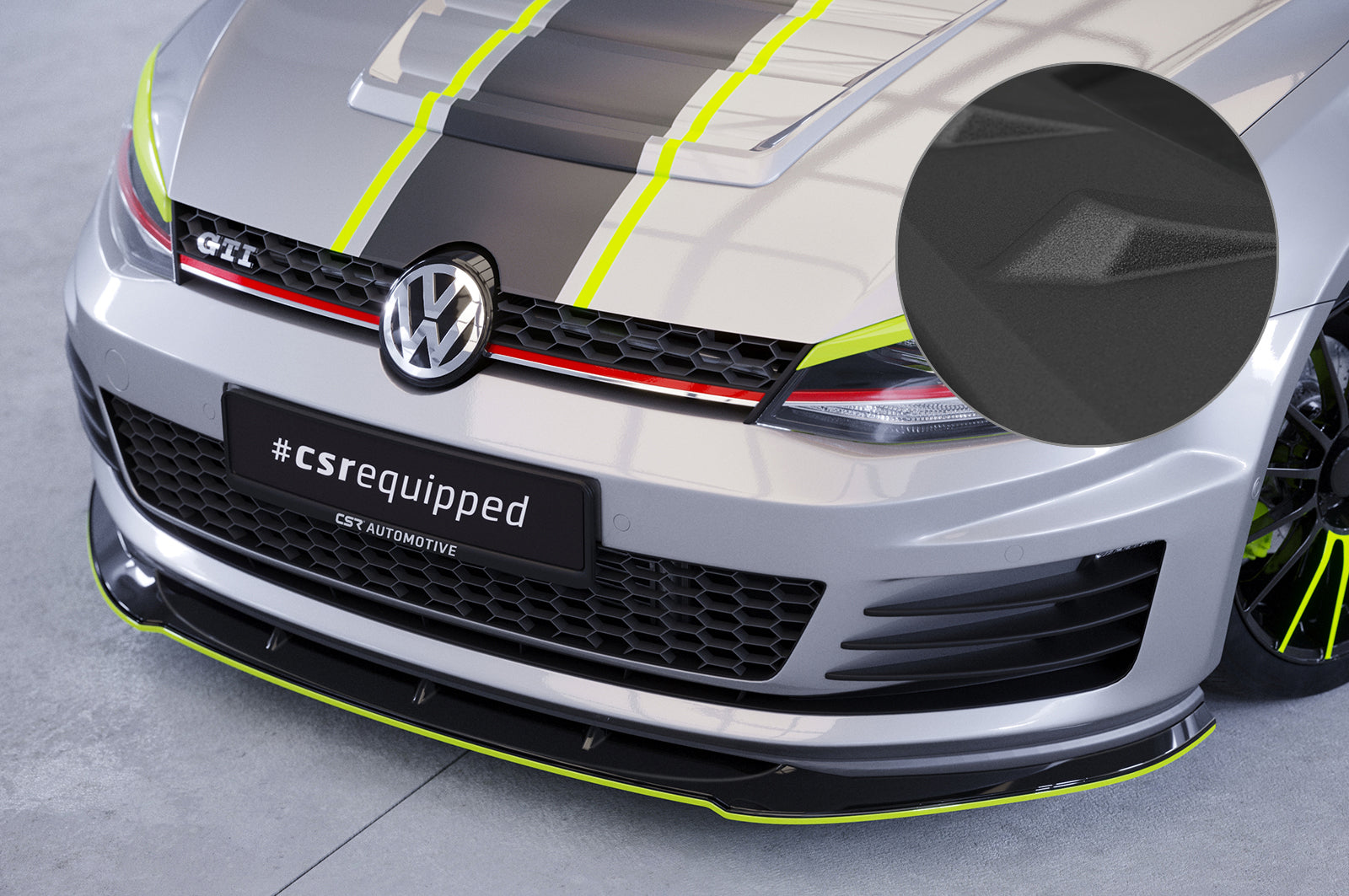VW Golf 7 GTI/GTD Front Splitter CSL338-G