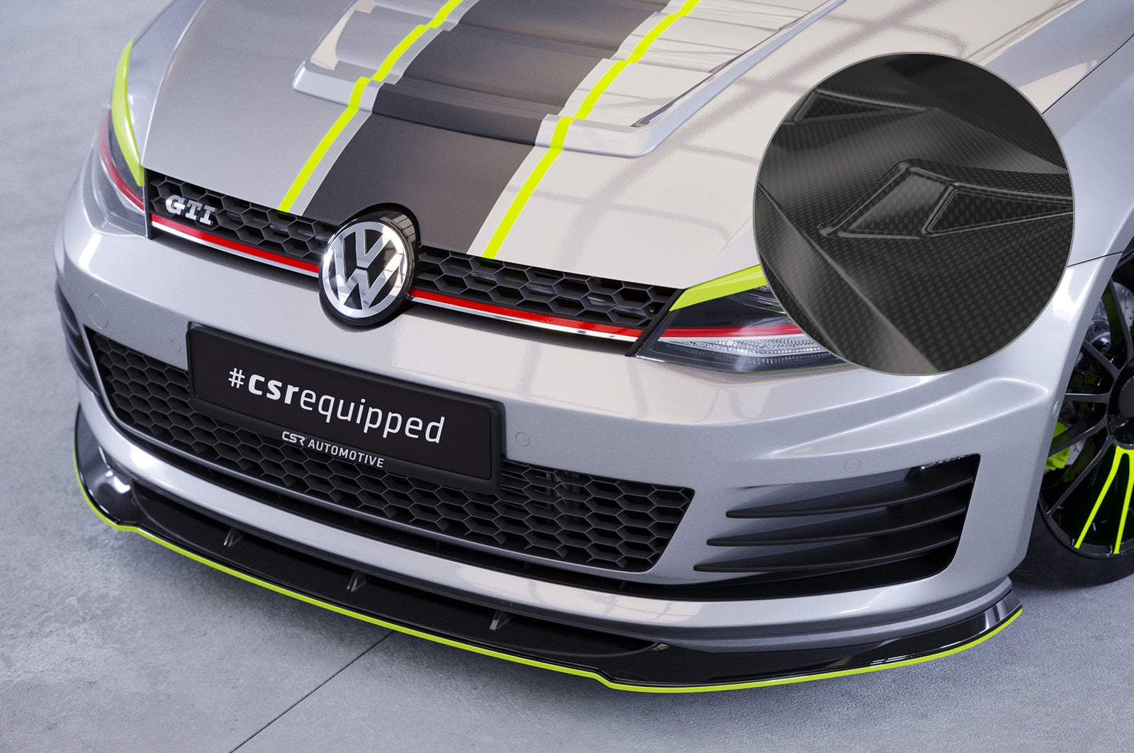 VW Golf 7 GTI/GTD Front Splitter CSL338-G