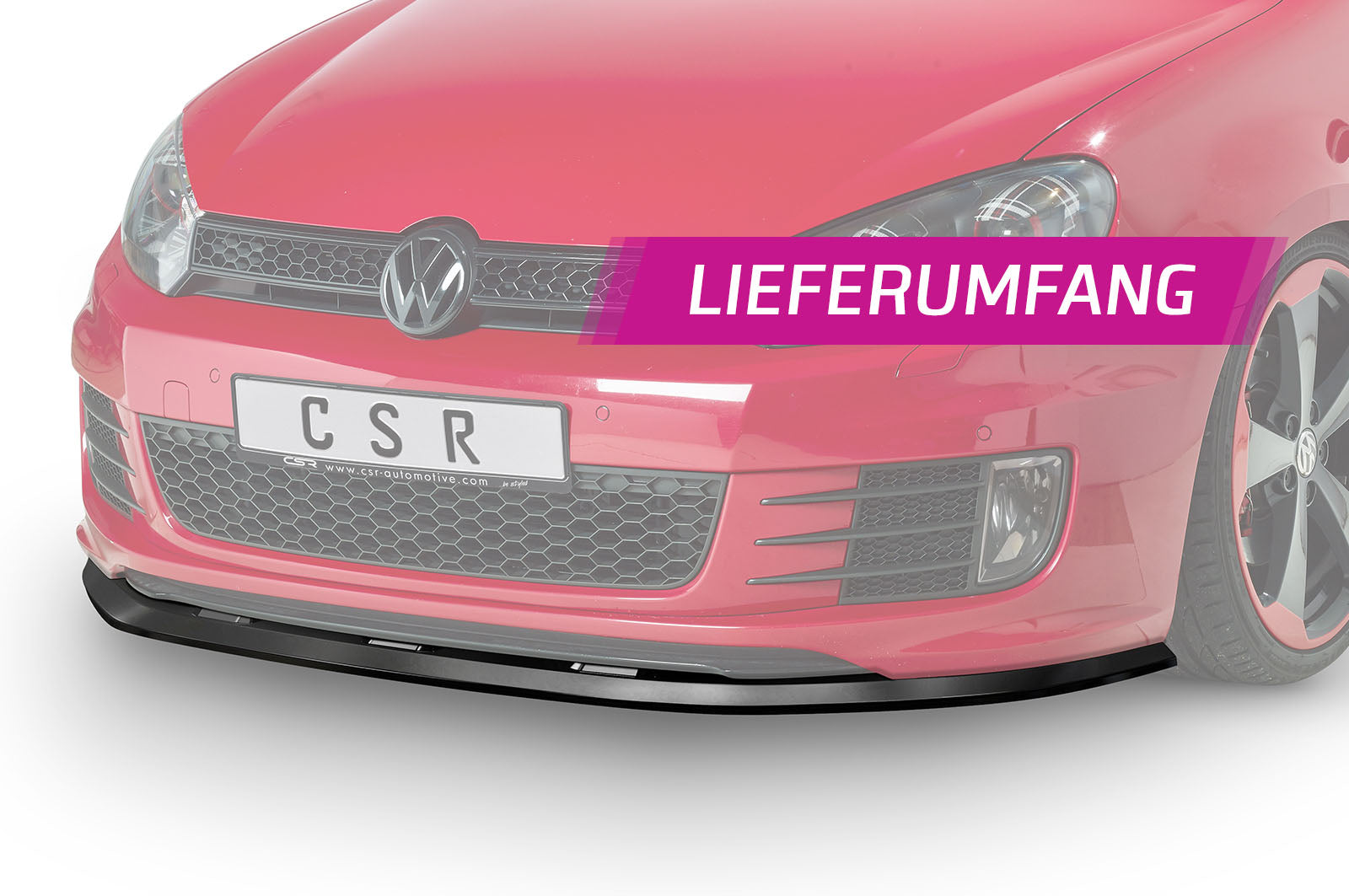 VW Golf 6 GTI/GTD Front Splitter CSL339-G