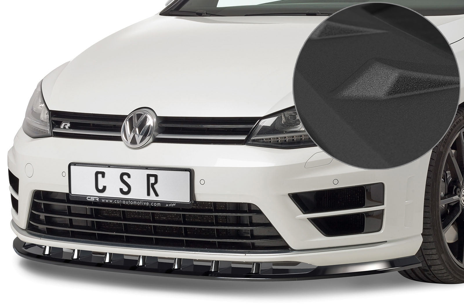VW Golf 7 R Front Splitter CSL340-G