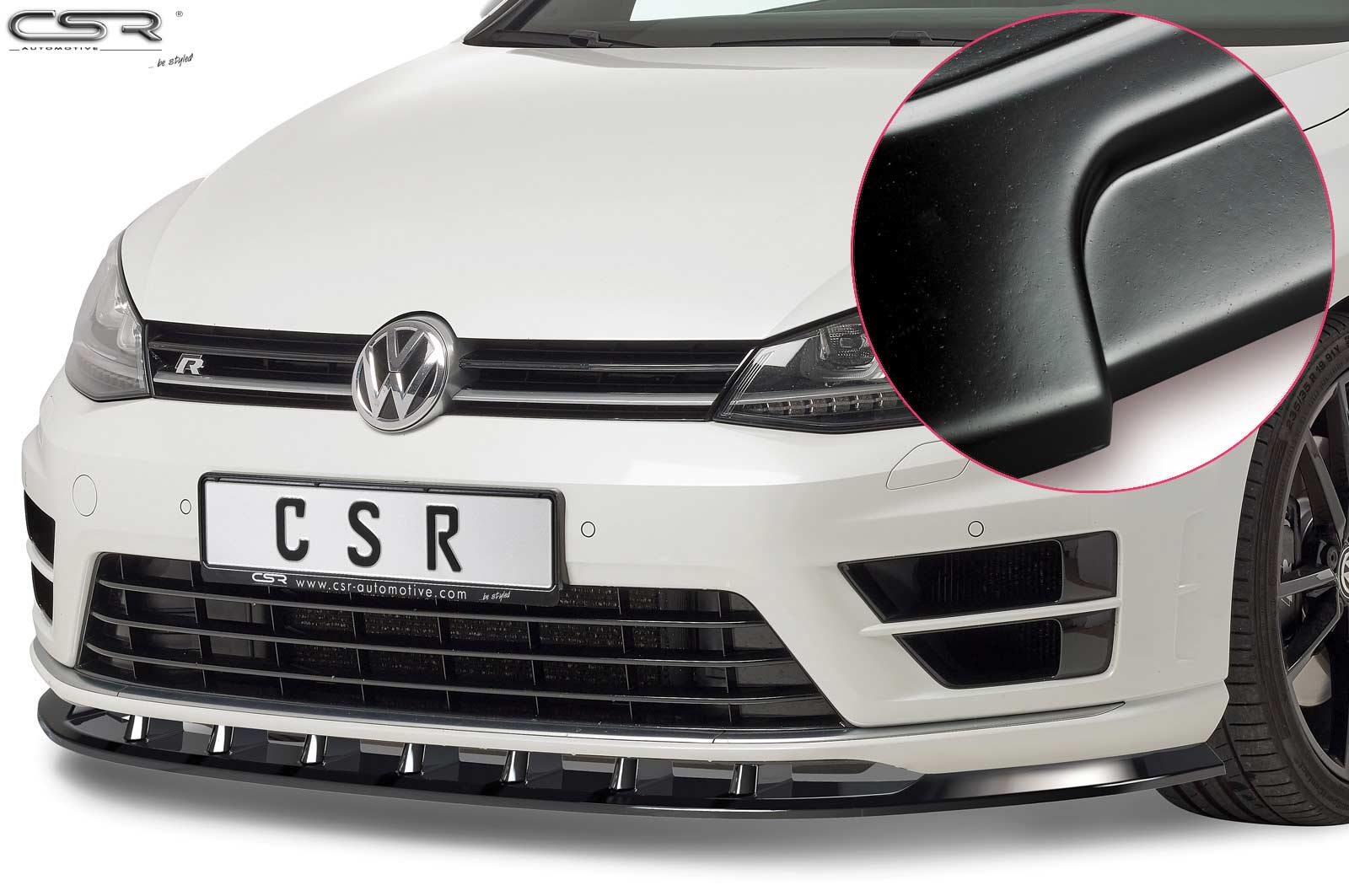 VW Golf 7 R Front Splitter CSL340-G