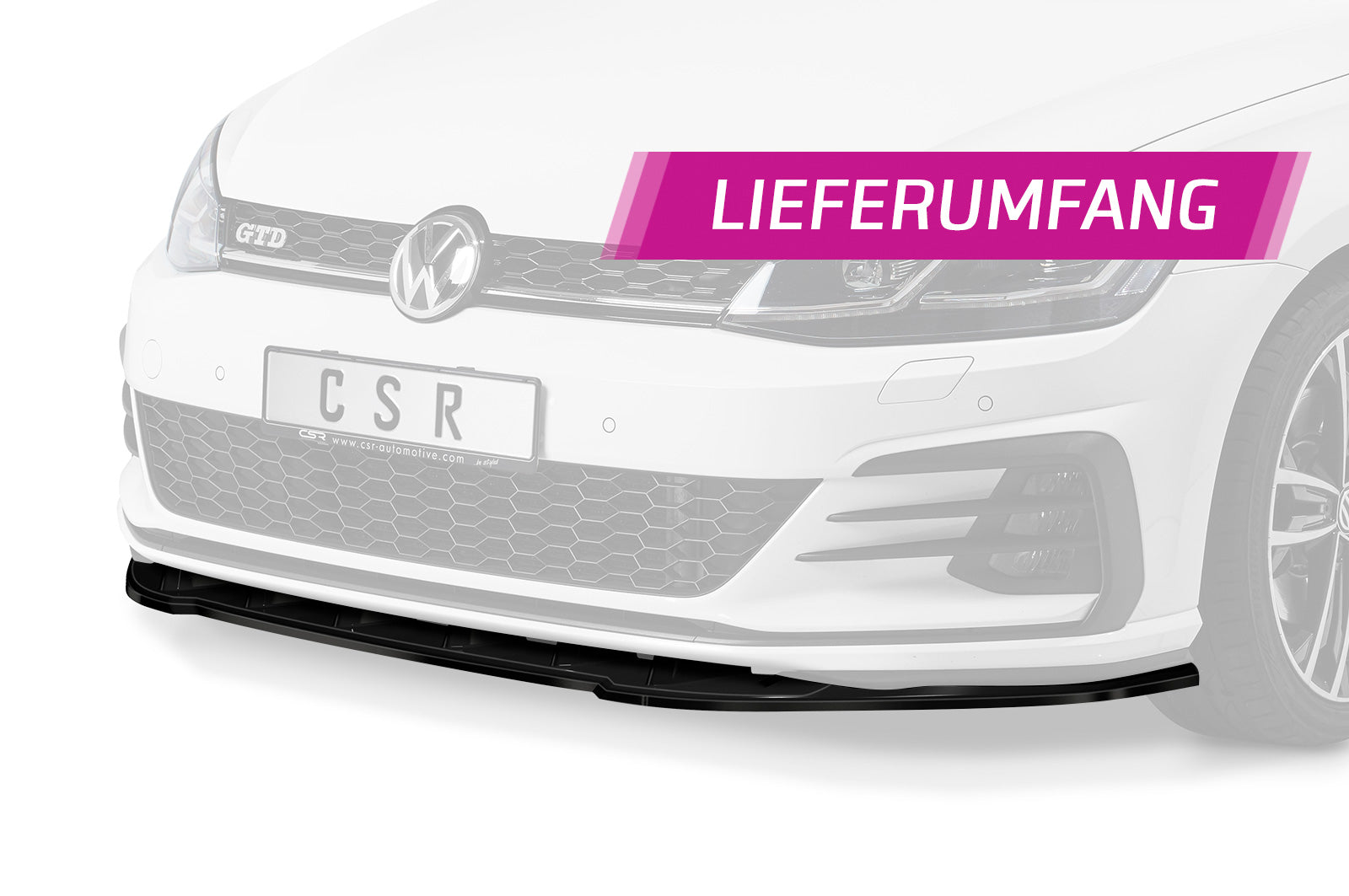 VW Golf 7 GTI/GTD Front Splitter CSL345-G