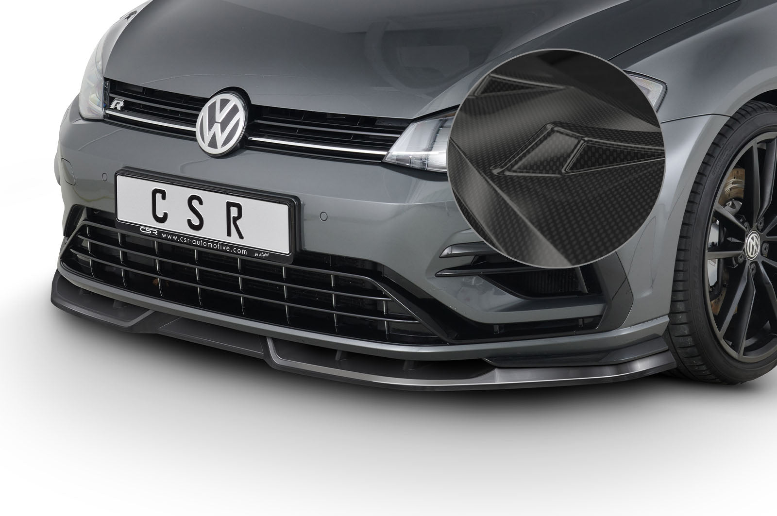 VW Golf 7 R Front Splitter CSL346-G