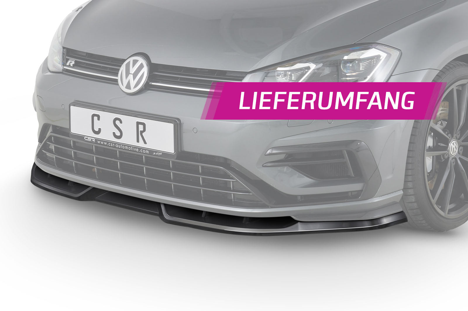 VW Golf 7 R Front Splitter CSL346-G