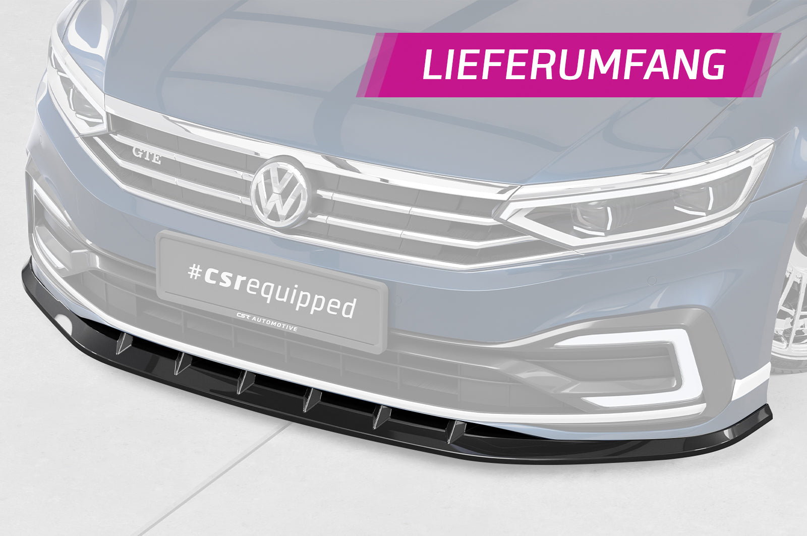 VW Passat B8 Front Splitter CSL358-G
