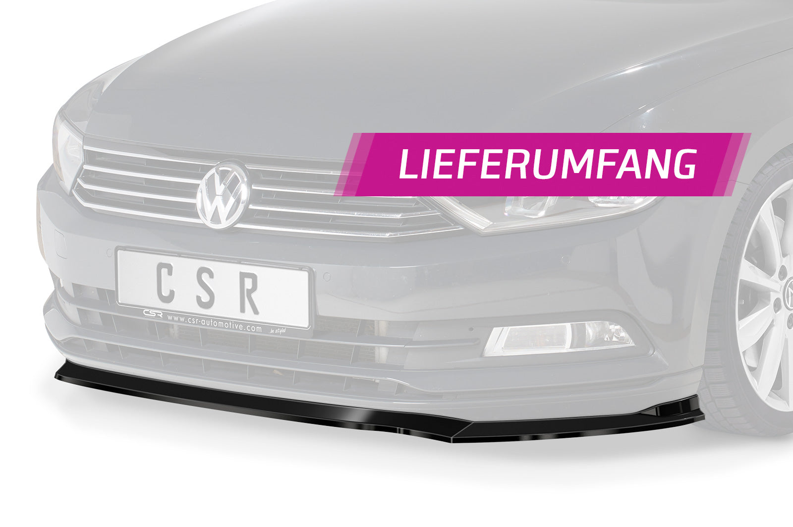 VW Passat B8 Front Splitter CSL359-G