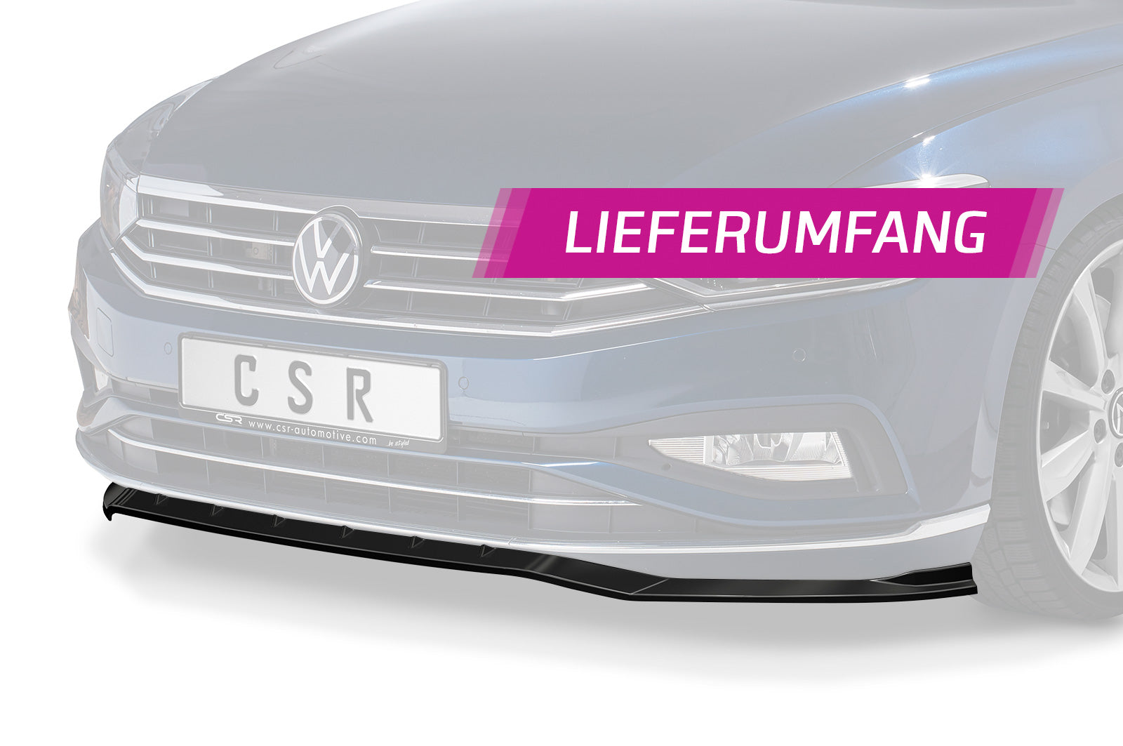 VW Passat B8 Front Splitter CSL360-G