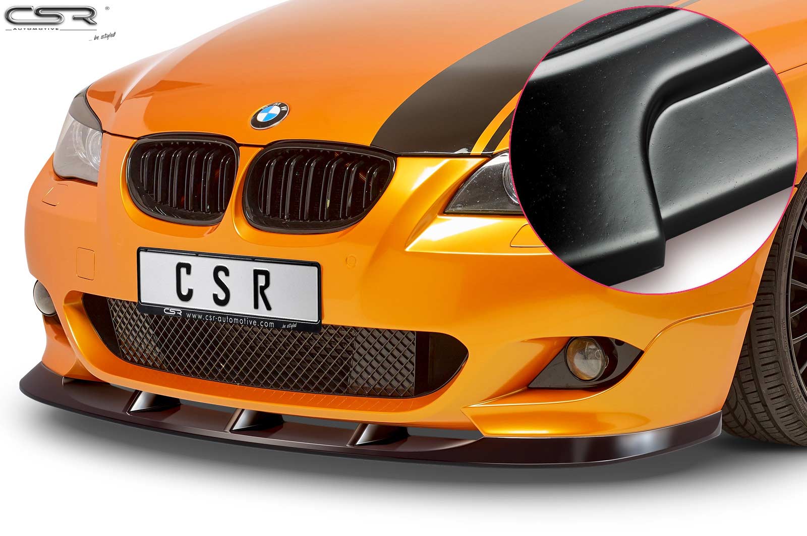 BMW 5 E60/E61 Front Splitter CSL361-G