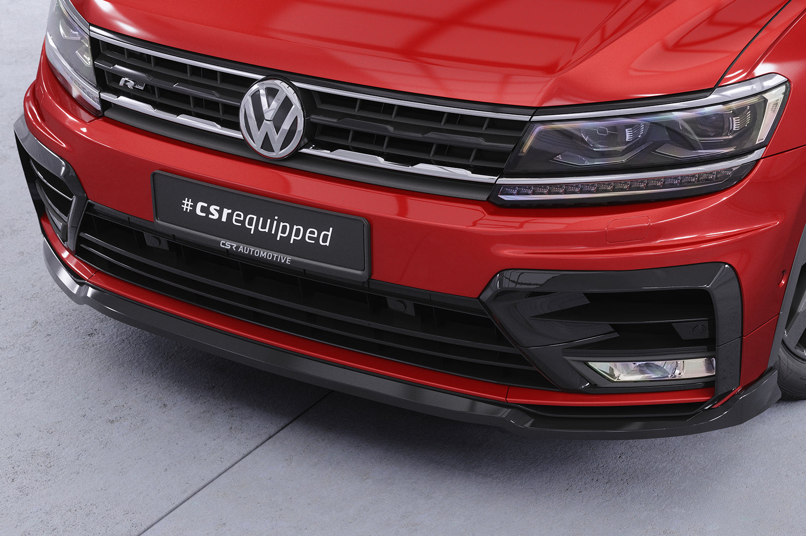 VW Tiguan II AD1 R-Line Front Splitter CSL367-G