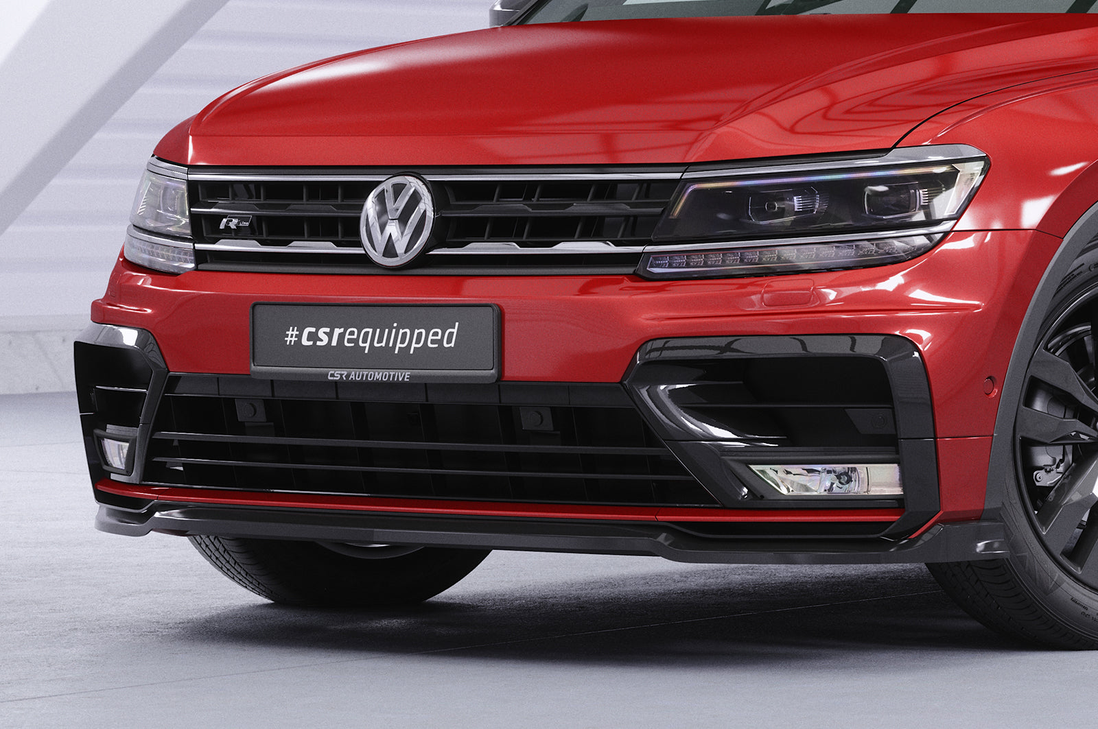 VW Tiguan II AD1 R-Line Front Splitter CSL367-G