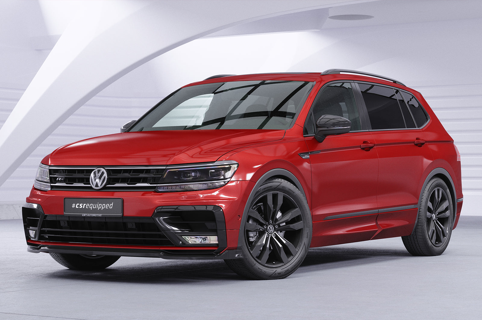 VW Tiguan II AD1 R-Line Front Splitter CSL367-G