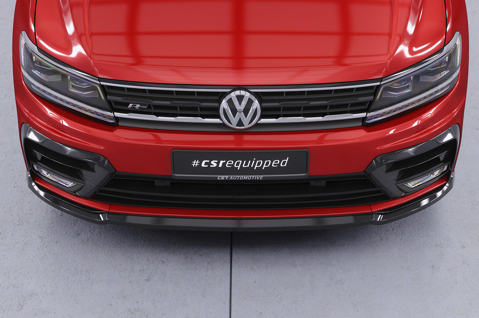 VW Tiguan II AD1 R-Line Front Splitter CSL367-G