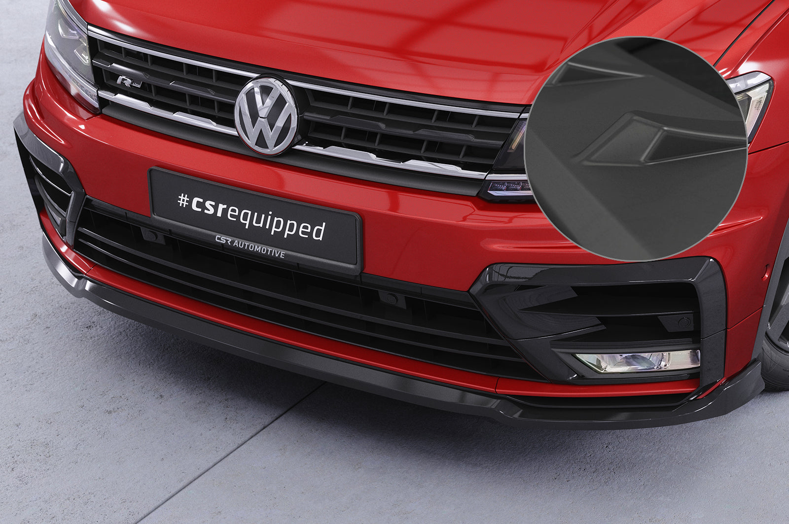 VW Tiguan II AD1 R-Line Front Splitter CSL367-G