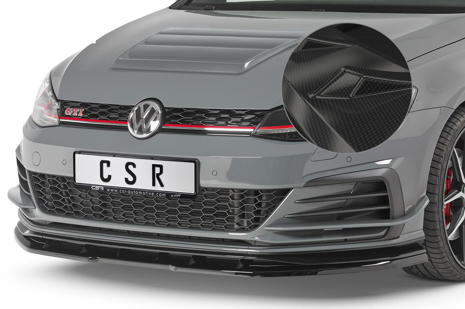 VW Golf 7 GTI TCR Front Splitter CSL368-G