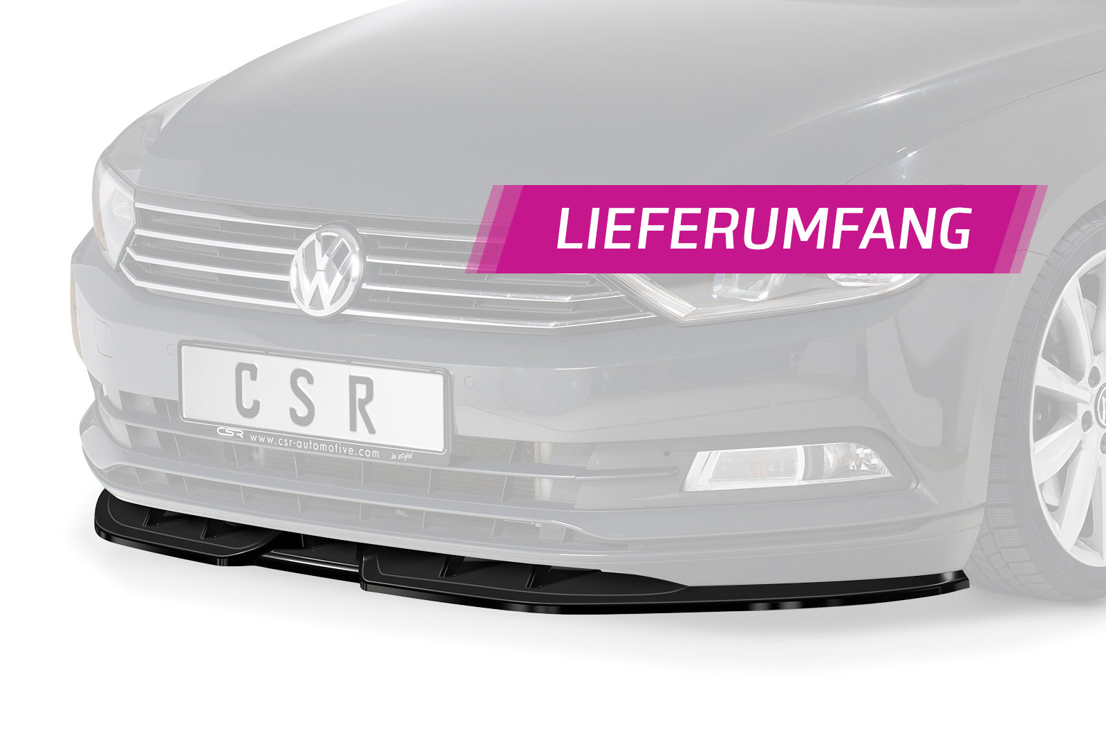VW Passat B8 Front Splitter CSL374-G