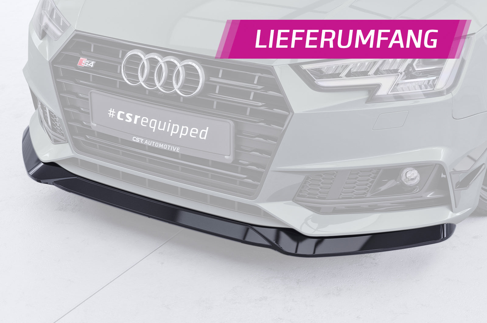 Audi A4 B9 8W S-Line/S4 B9 8W Front Splitter CSL376-G