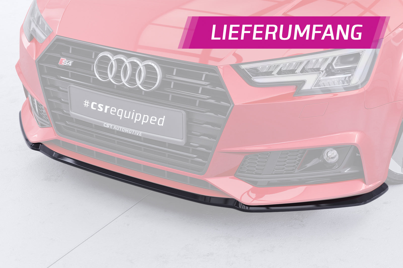 Audi A4 B9 8W S-Line/S4 B9 8W Front Splitter CSL377-G