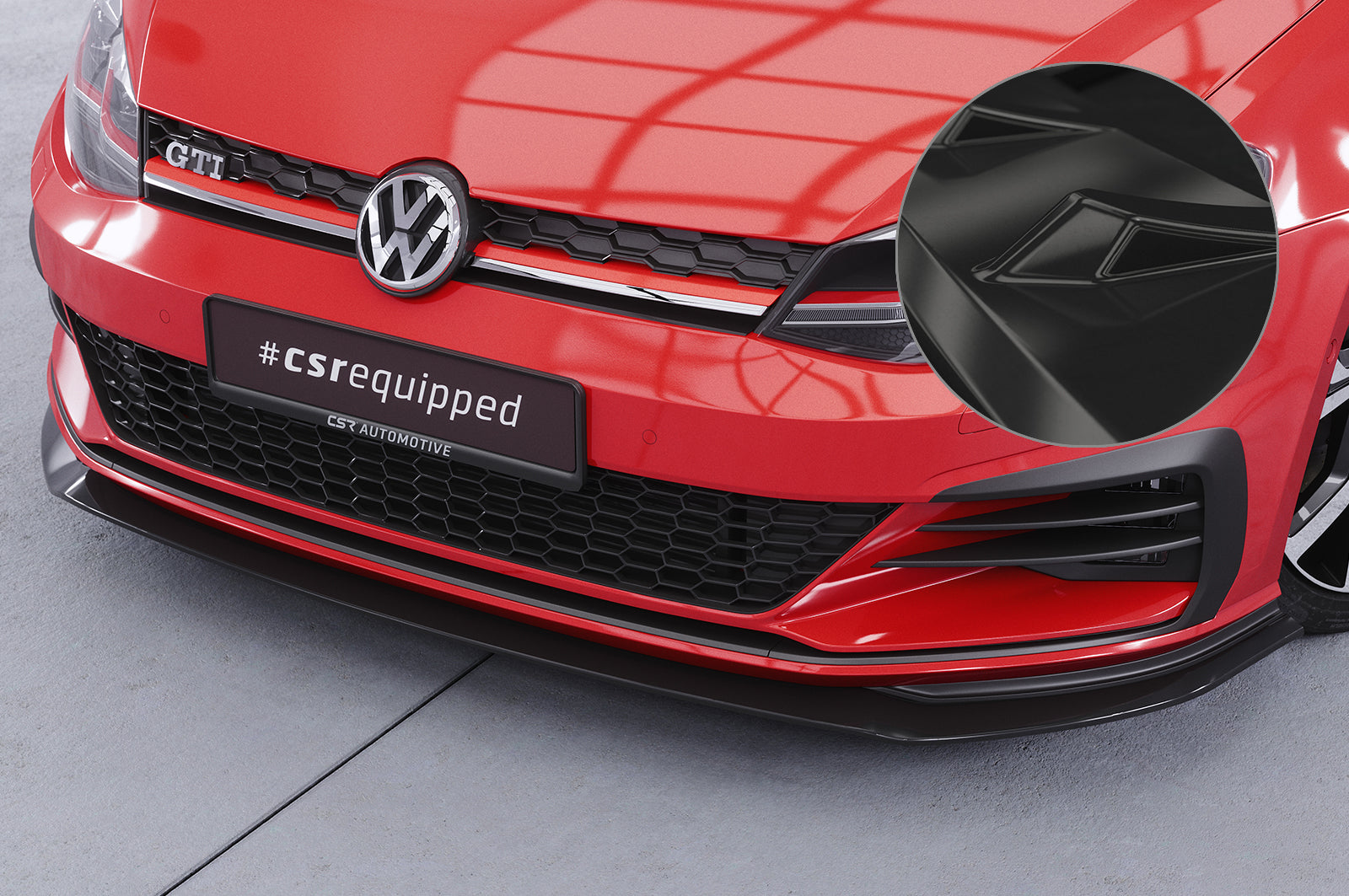 VW Golf 7 GTI/GTD Front Splitter CSL380-G