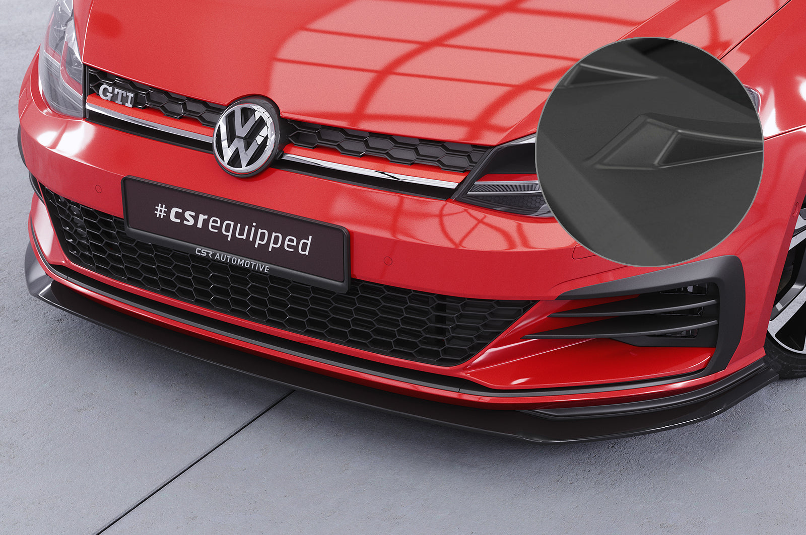 VW Golf 7 GTI/GTD Front Splitter CSL380-G