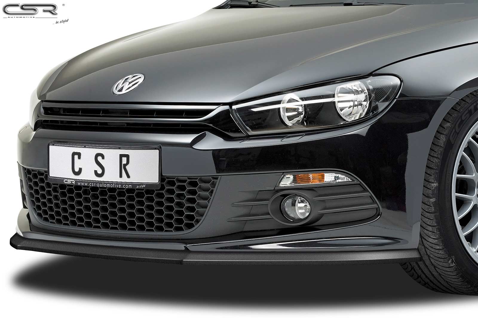 VW Scirocco III R-Line Front Splitter CSL385-G